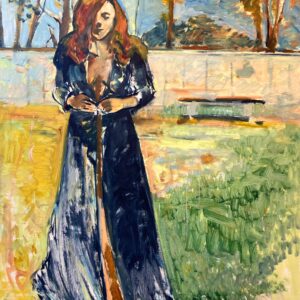 Girl in a Robe - by Cagla Kurtulus