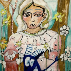 Handmade Critters - Acrylic on Canvas Artwork by Elizabeth Caffery