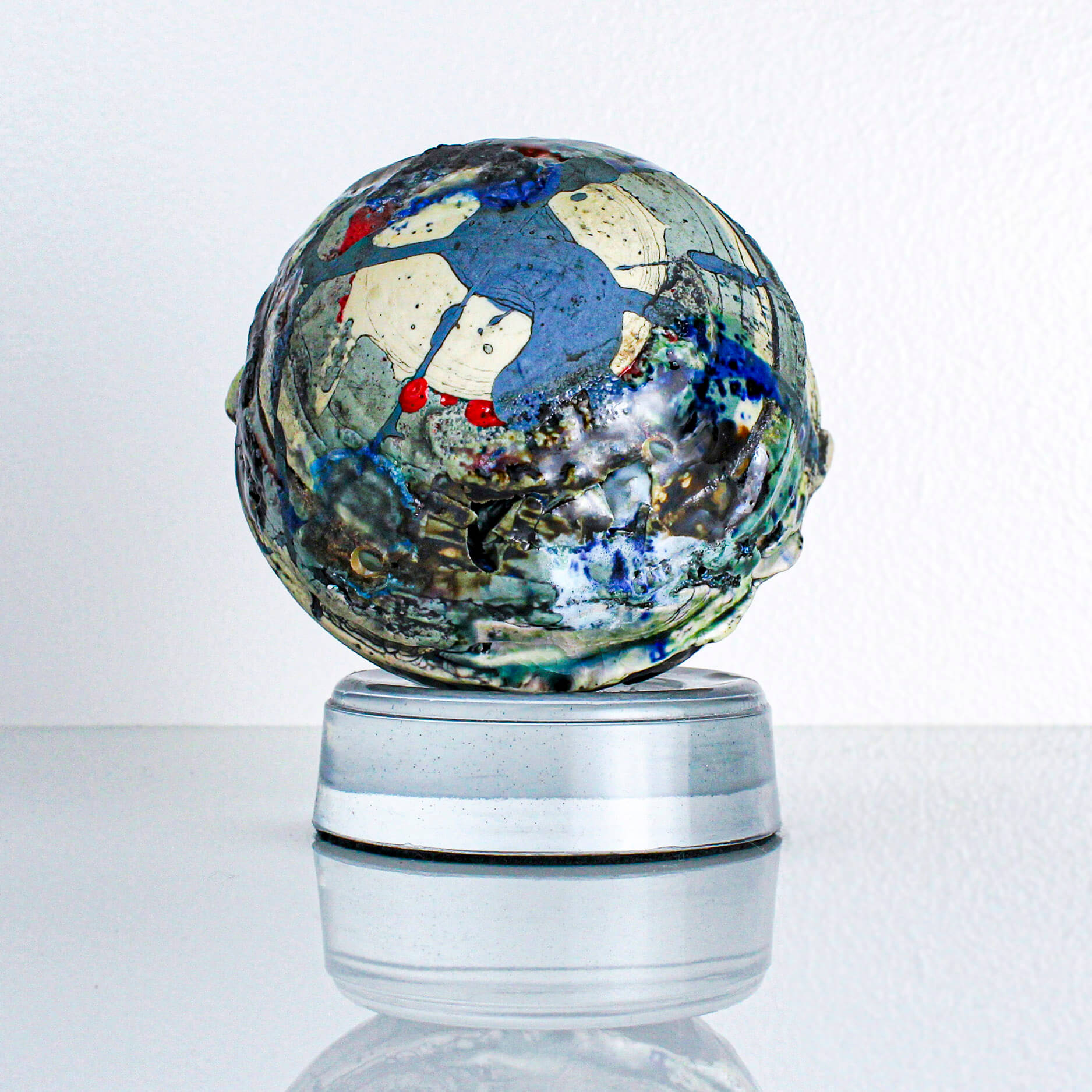 Orb 3 - Ceramic Sculpture by Sara Henry