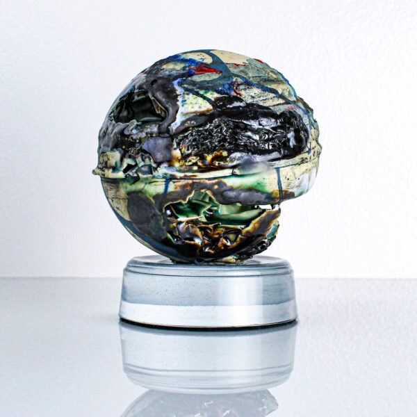 Orb 5 - Ceramic Sculpture by Sara Henry