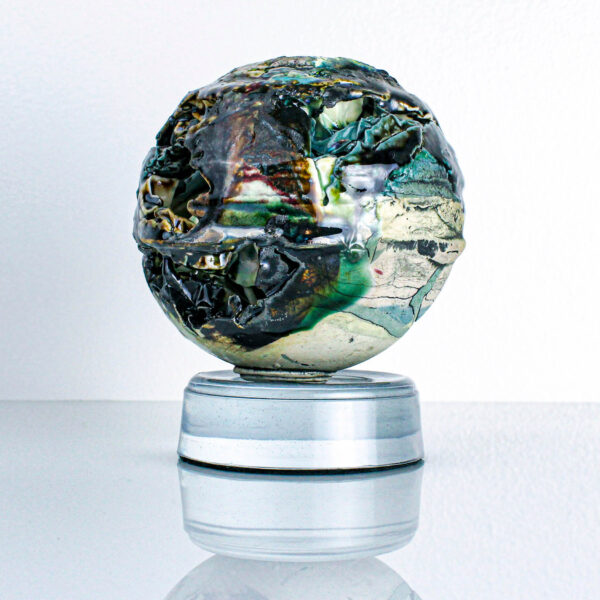 Orb 6 - Ceramic Sculpture by Sara Henry