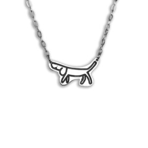 Dachshund - Necklace by Linda Allard