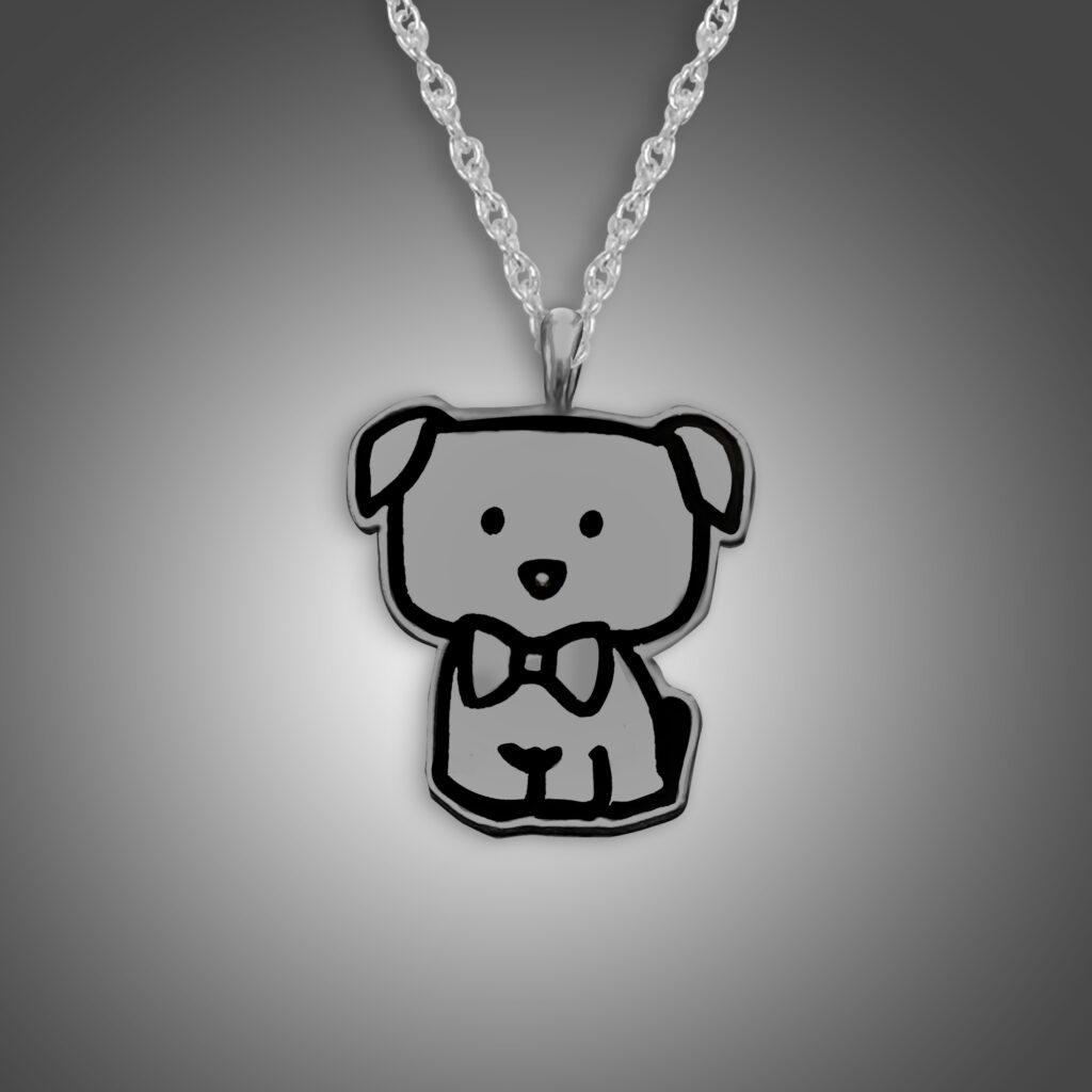 Dapper Doggie - Necklace by Linda Allard