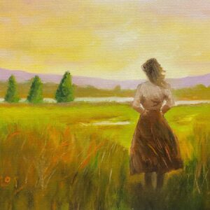 Irish Muse - Oil Painting by Gregory Pavlot