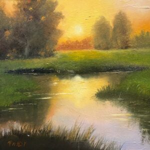 Sussex Eve - Oil Painting by Gregory Pavlot