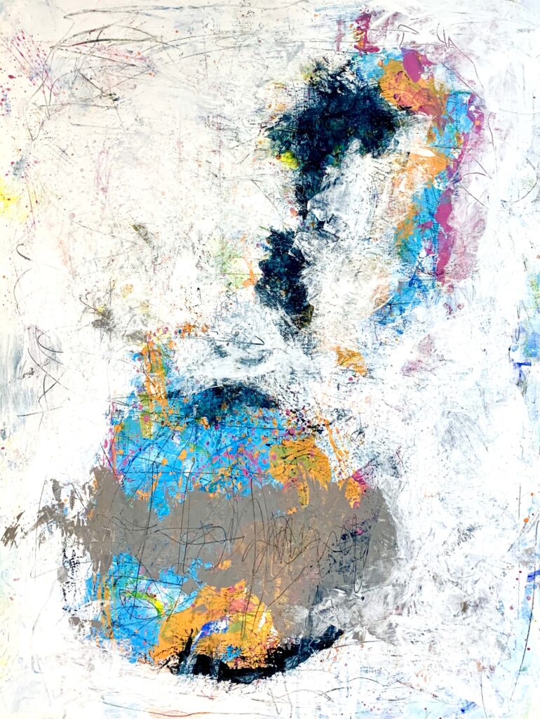 Untitled 5 - Acrylic Painting on Canvas by Ray Sutton