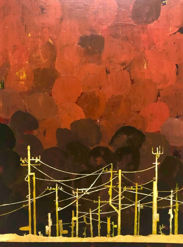 Liquid Swords - Acrylic Painting by John Van Zandt