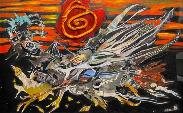 Quirky Bird - by Elizabeth Caffery