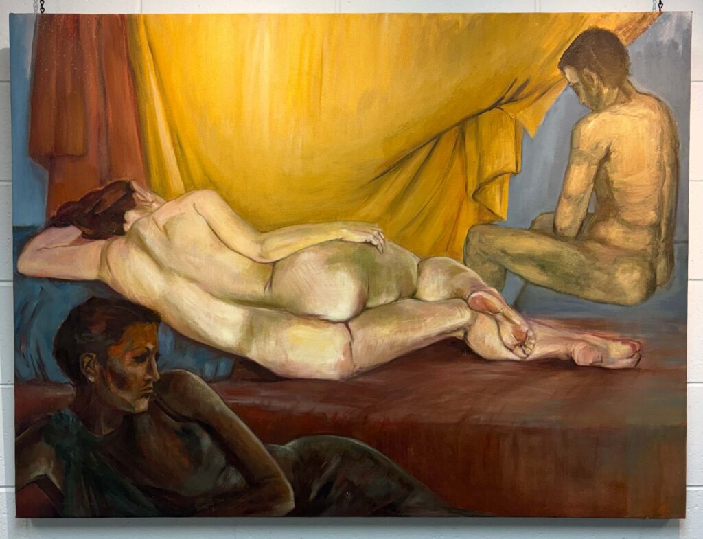 Reclining Nude - by Chala Coortuuluush