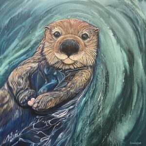 Sea Otter's Favorite Rock - by Carrie Lensch