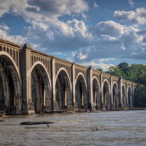Railroad Bridge - by Lloyd Chaser