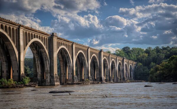 Railroad Bridge - by Lloyd Chaser