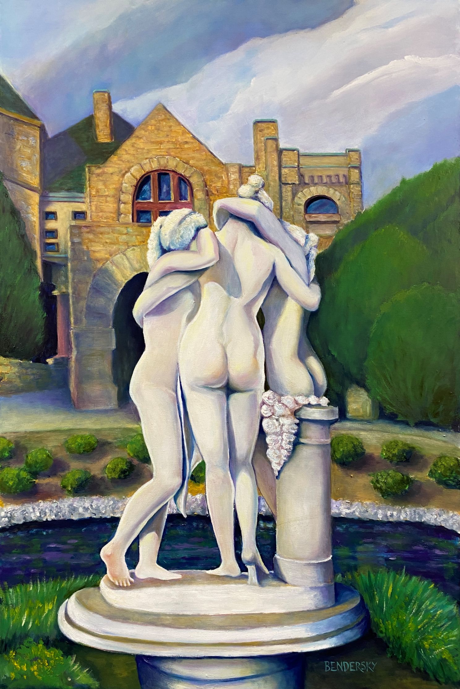 Three Graces at Maymont - by Carmen Bendersky