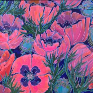 Velvet Poppies - by Olga Rokhmanyuk