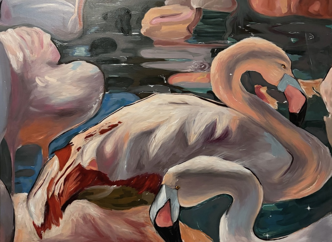 Birds of Pink Feathers - by Brielle Brown