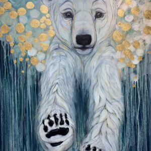 On Borrowed Ice - Polar Bear - By Carrie Lensch
