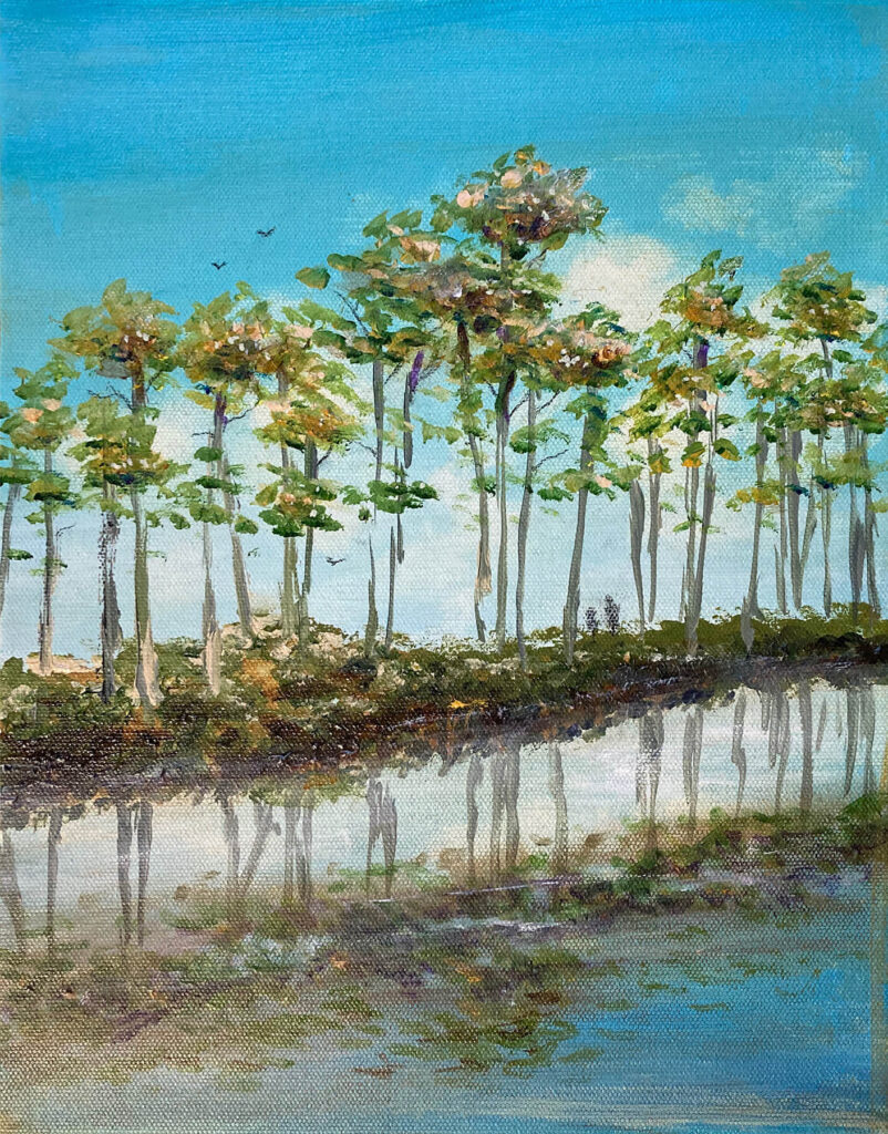 Inland Beach, Mathews County - by Mike Bily