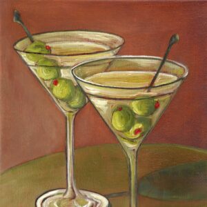 Martinis Extra Olives  - by Abby Stevens