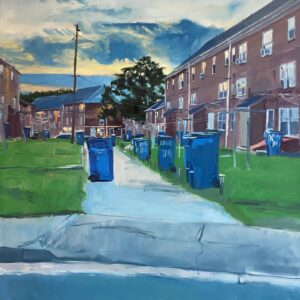 Sunset Over Gilpin Court - by Natalie Gates