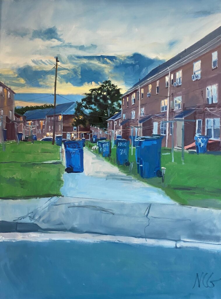 Sunset Over Gilpin Court - by Natalie Gates