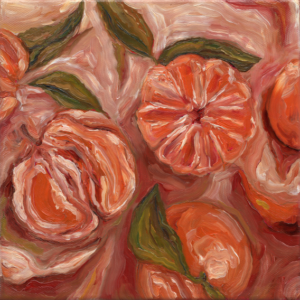 Peeling Clementines - by Abby Stevens
