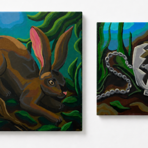 They Waited Like Sweethearts (Diptych) - by Hayden Griffith