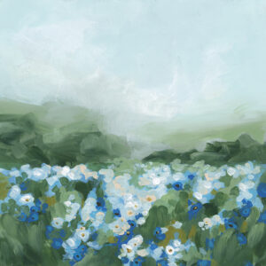 Meadow Blues I - by June Erica Vess