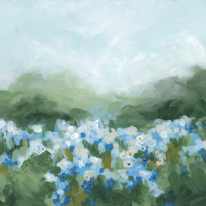 Meadow Blues II - by June Erica Vess