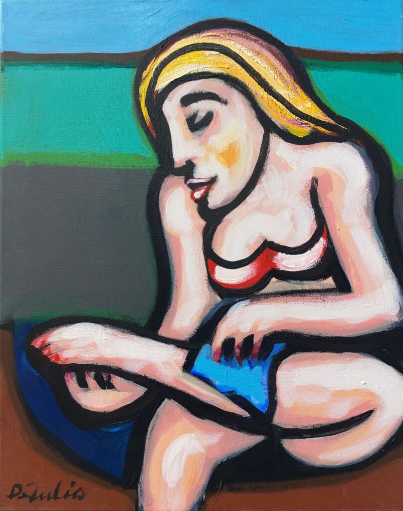 Bather at Ease - by Joe DeIulio