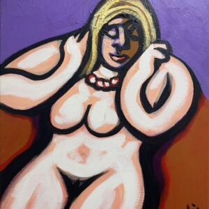 Nude with Beads - by Joe DeIulio