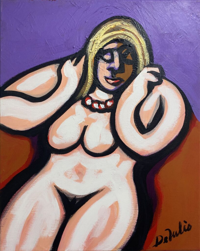 Nude with Beads - by Joe DeIulio