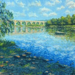 Railway Bridge Over the James River - by Tatiana Grace