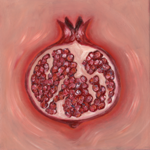 Glowing Pomegranate - by Abby Stevens