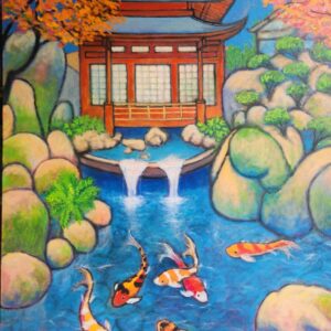 Japanese Koi Pond #1 - by Joseph Weller