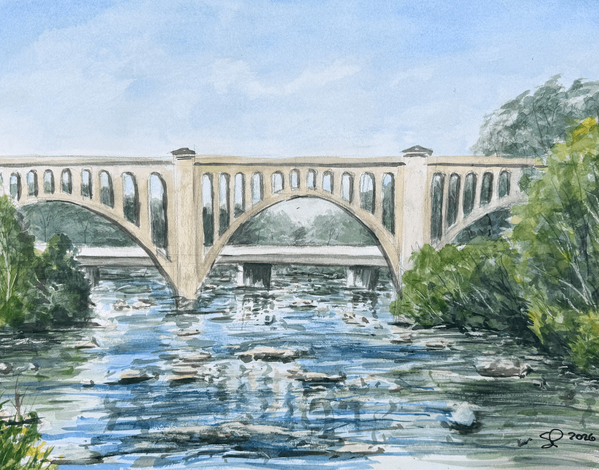 CSX Bridge Spring - by Sam Poulin