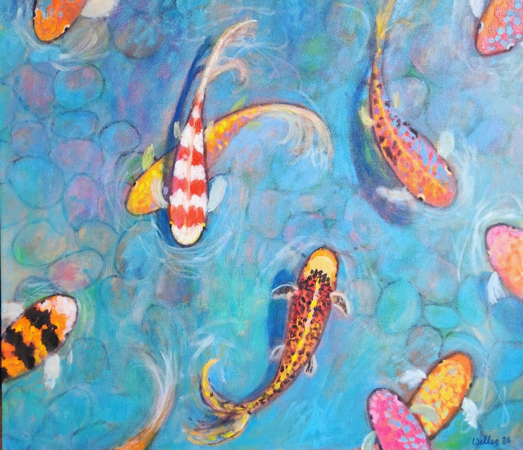 Koi Fish #2 - by Joseph Weller